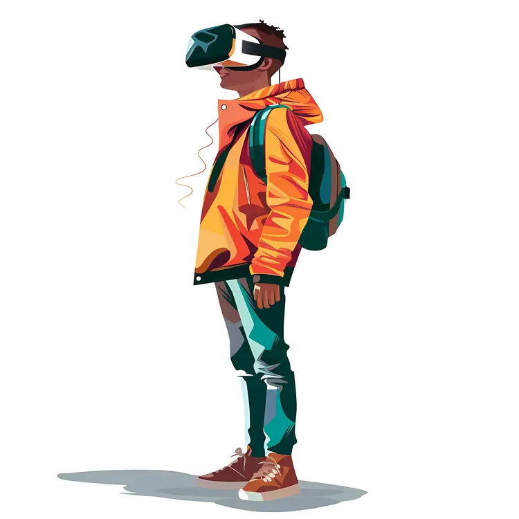 Person with VR Headset
