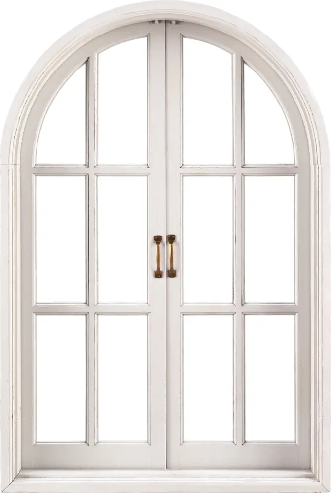 Closed Arched Window Frame