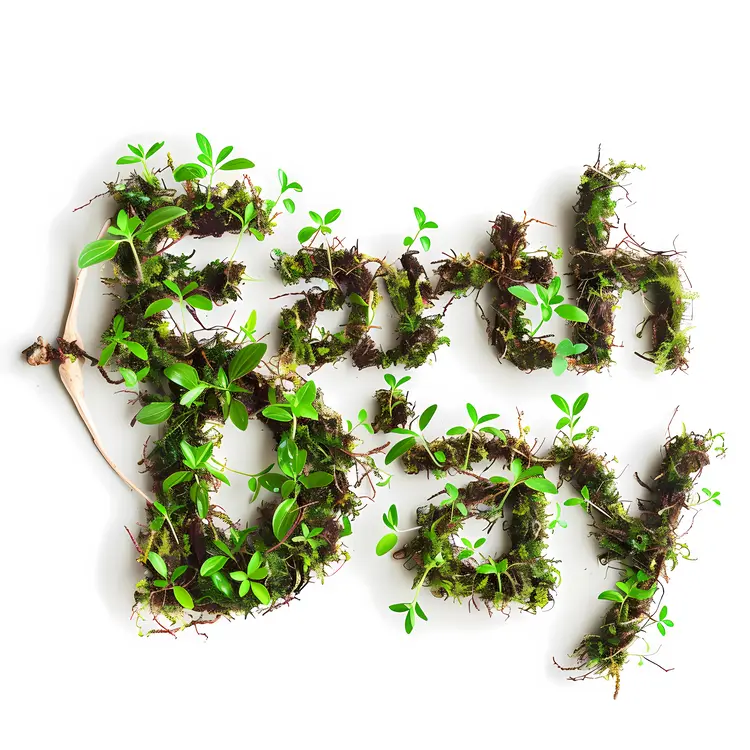 Earth Day with Green Plants
