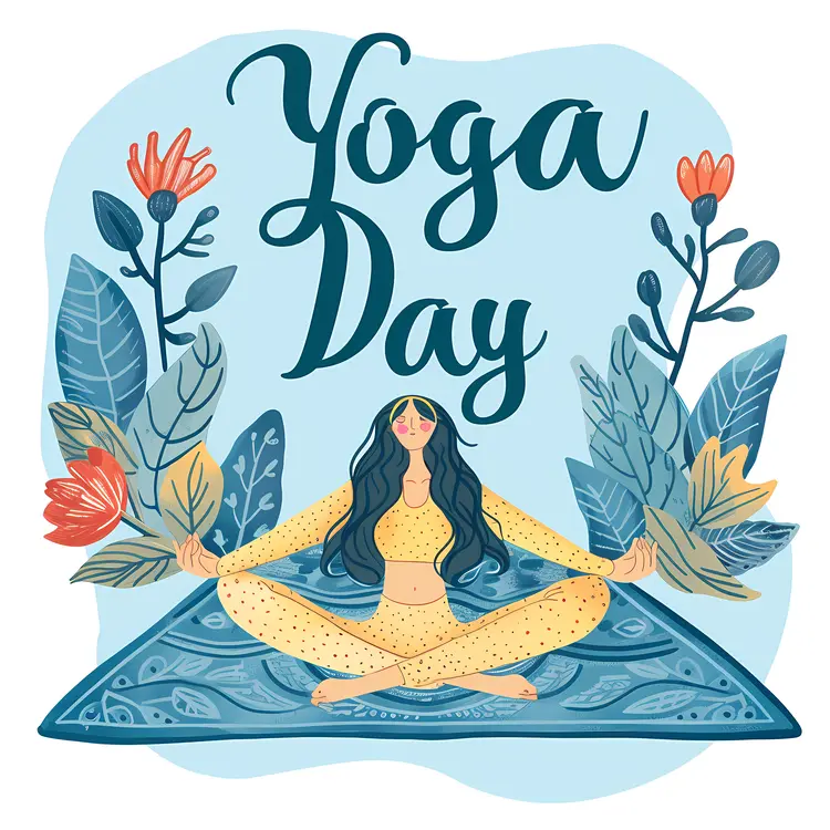 Yoga Day Celebration Illustration