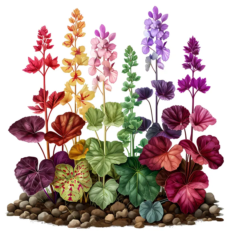 Colorful Flowers in a Garden