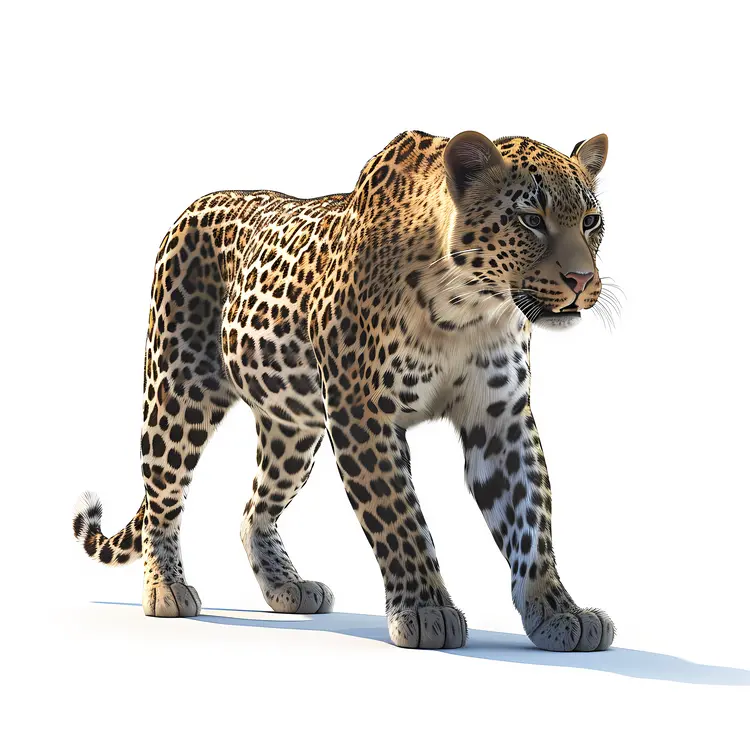 Leopard Walking