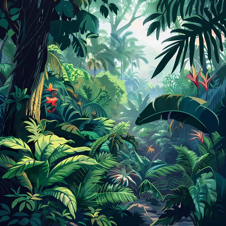 Lush Green Jungle