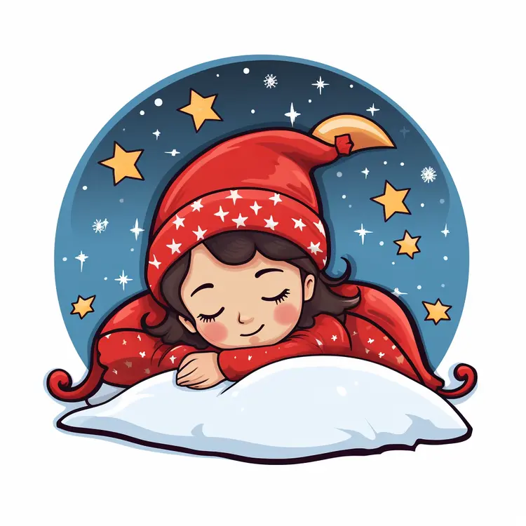 Child Sleeping Under the Stars