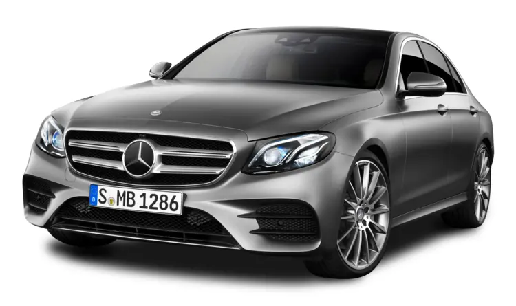 Silver Mercedes-Benz Luxury Sedan