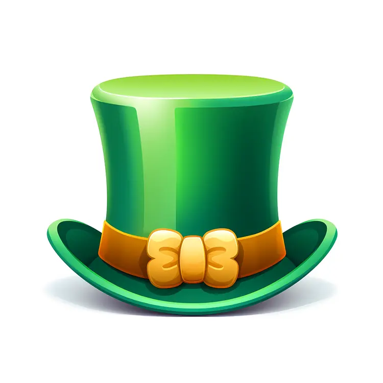 Green Leprechaun Hat Illustration