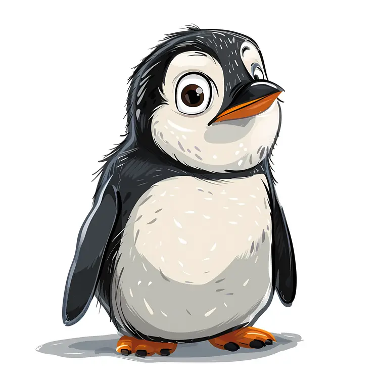 Cute Cartoon Penguin