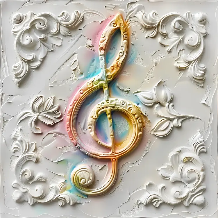 Ornate Treble Clef Symbol