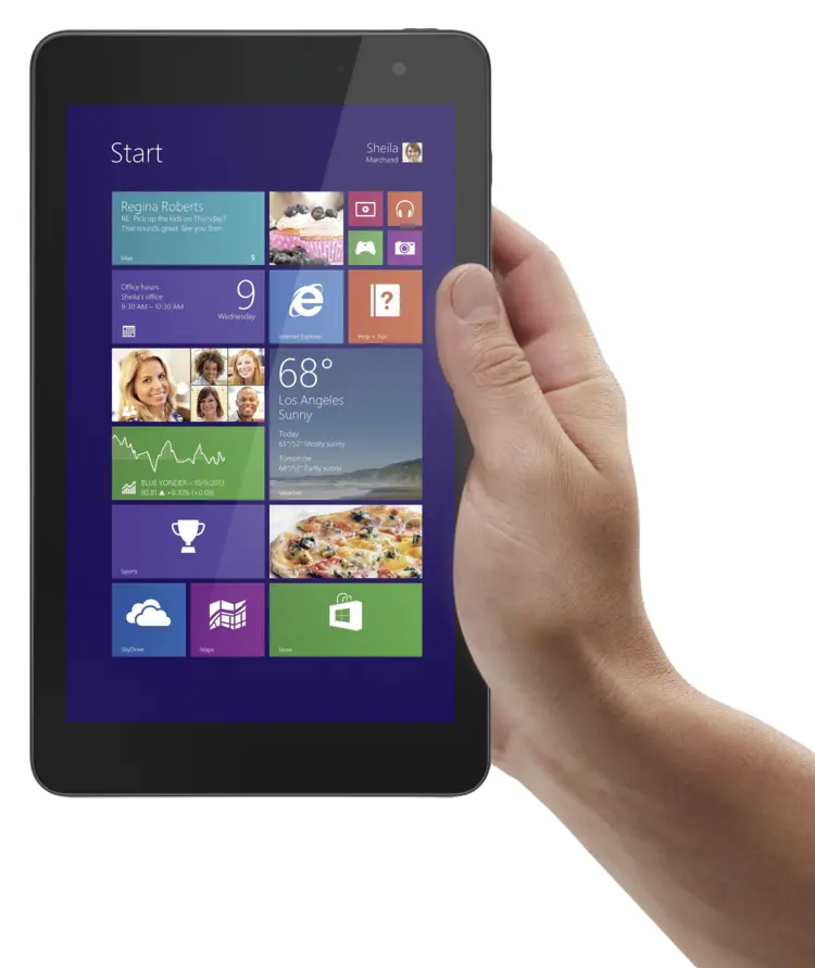Handheld Tablet with Touchscreen Display