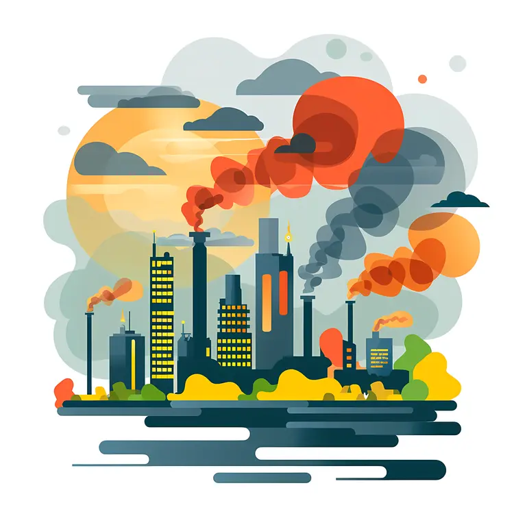 Polluting Factory in Urban Area
