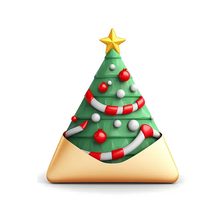 Christmas Tree in Envelope