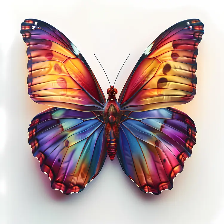 Brightly Colored Butterfly