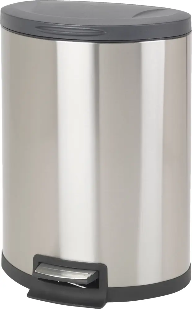 Silver Step On Trash Can