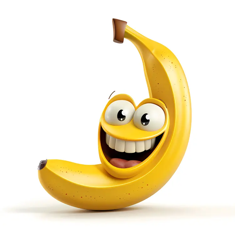 Excited Yellow Banana