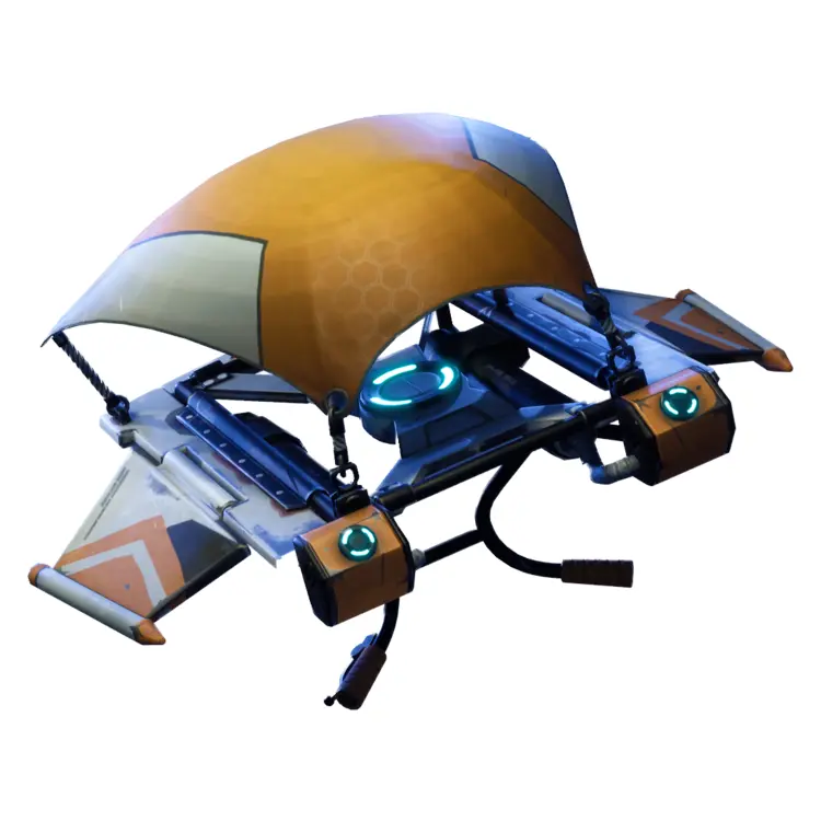 Futuristic Glider with Wings