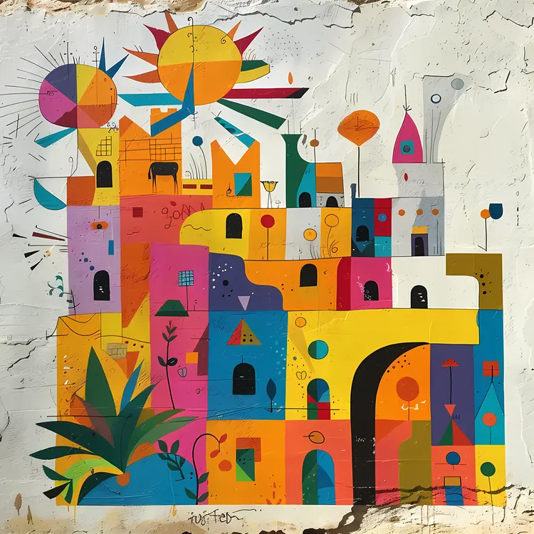 Colorful Modern Buildings