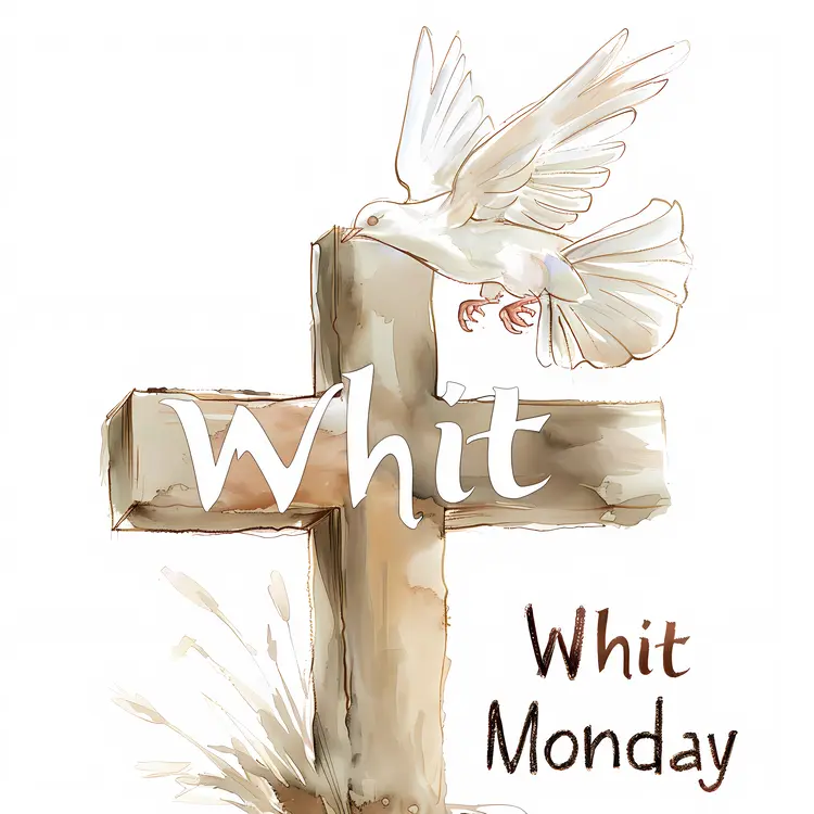Whit Monday with Cross and Dove
