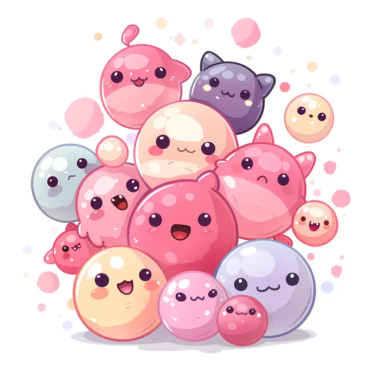 Pile of Cute Characters