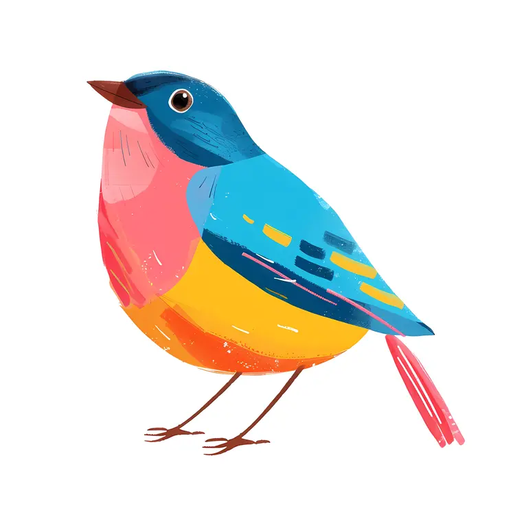 Colorful Bird Illustration
