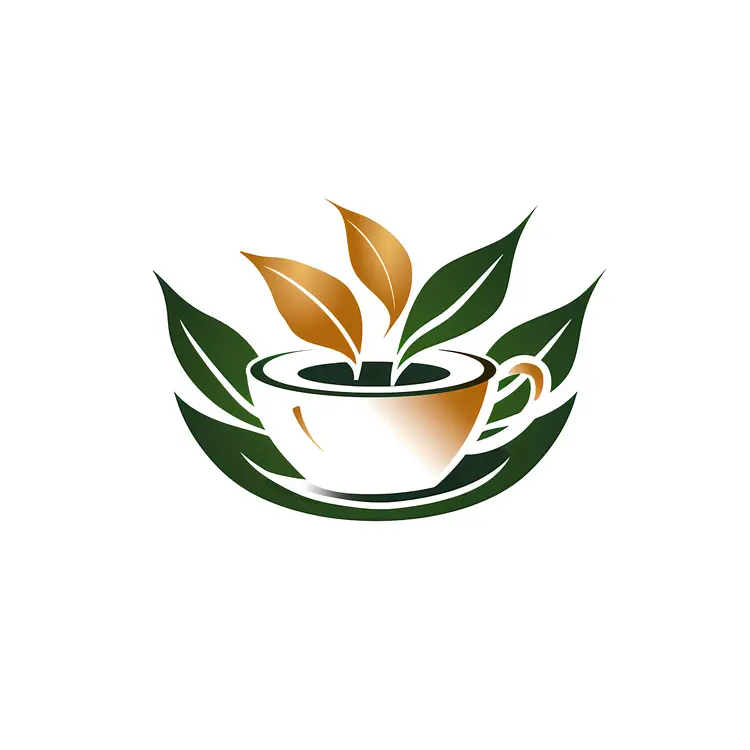 Green Tea Cup Illustration