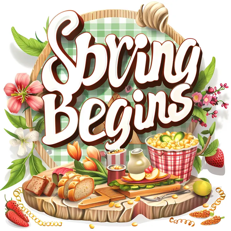 Spring Begins with Picnic and Food
