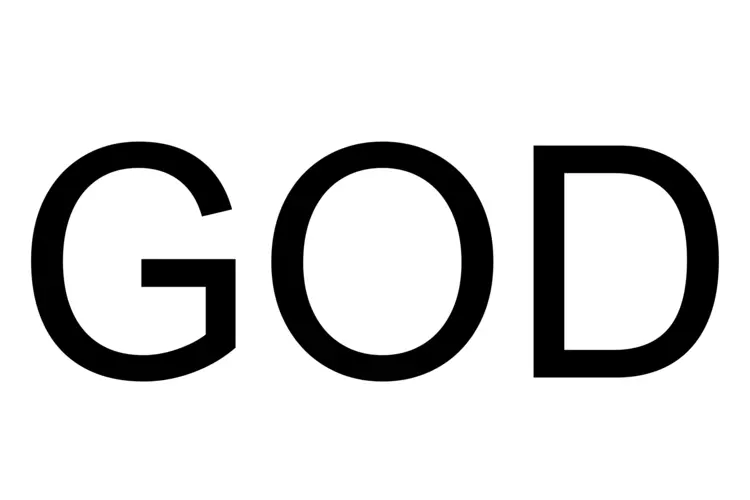 Simple GOD Text