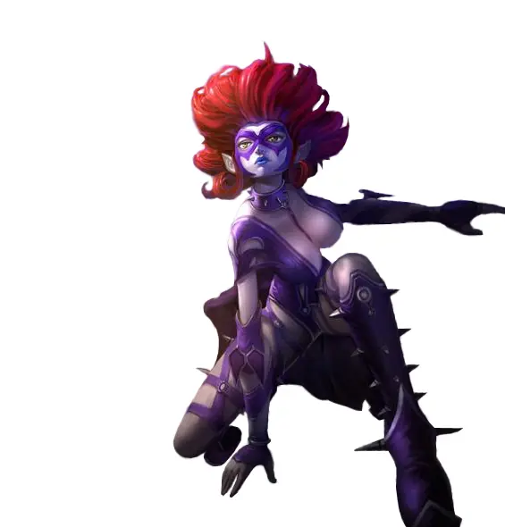 Purple Superhero in Action