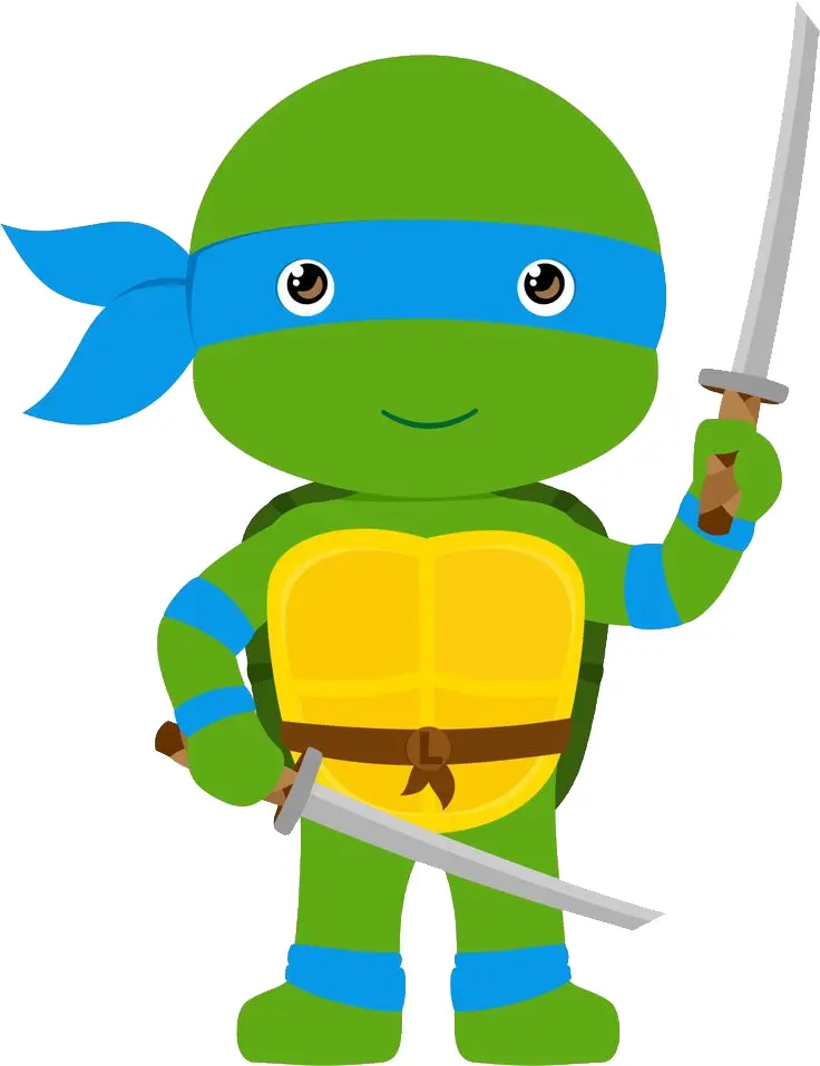 Green Ninja Turtle with Swords
