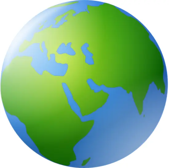 Green and Blue Earth Illustration