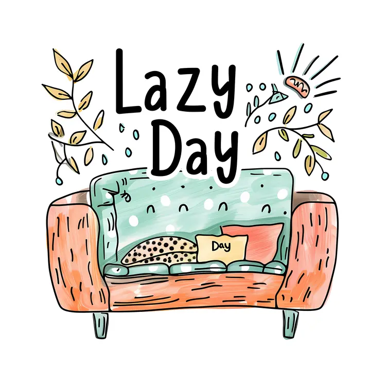 Lazy Day Cozy Illustration