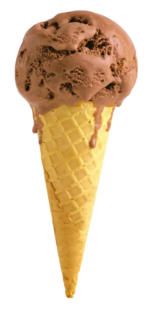Chocolate Ice Cream Cone