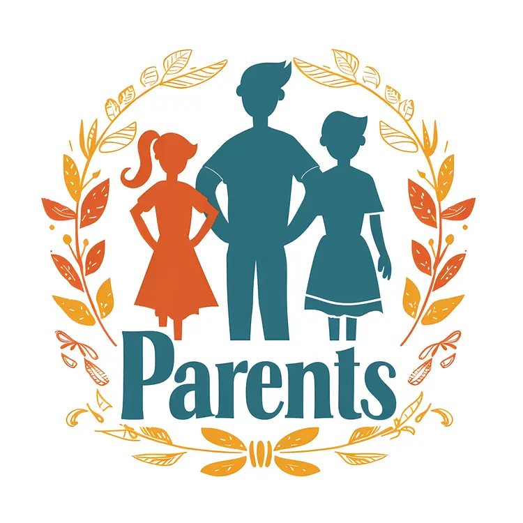 Parents with Child Silhouette