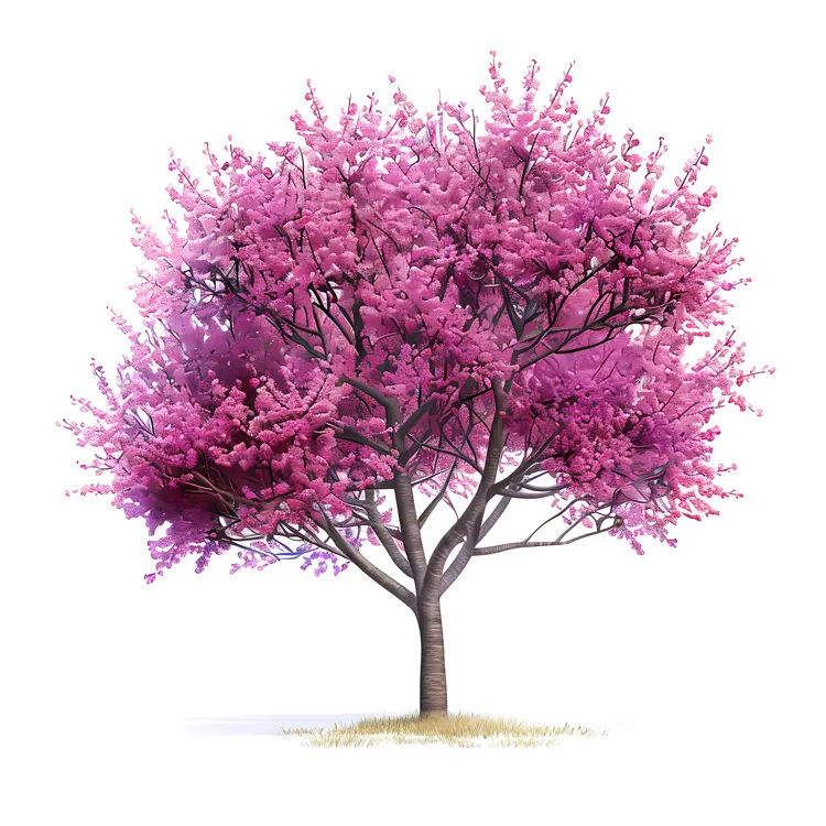 Pink Blossom Tree in Full Bloom
