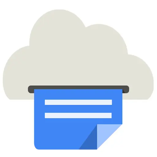 Cloud Document Icon