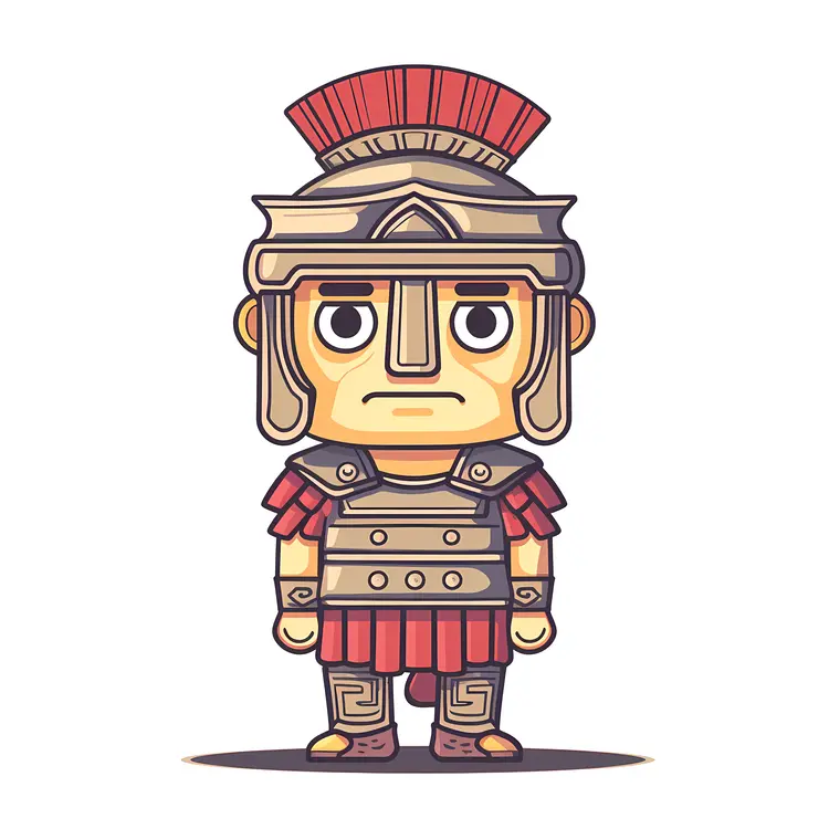 Roman Soldier in Full Armor