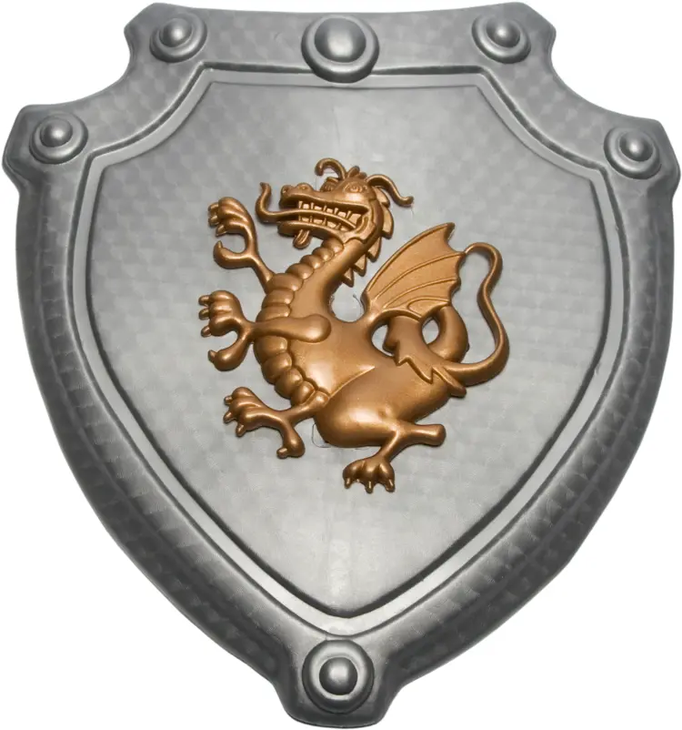Dragon Emblem on Medieval Shield