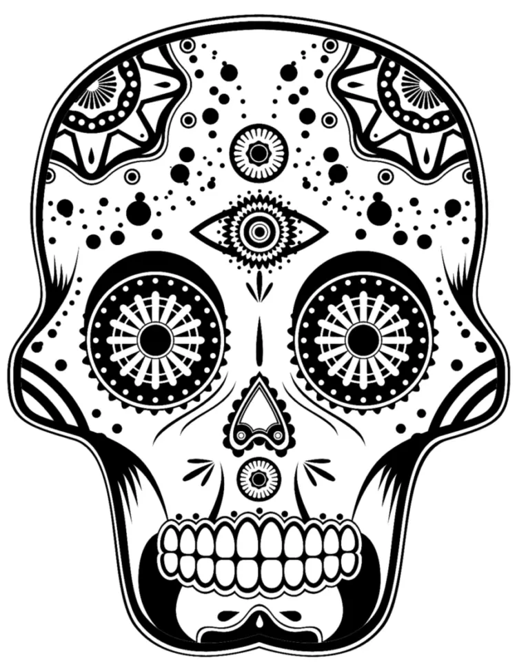 Decorative Skull Illustration