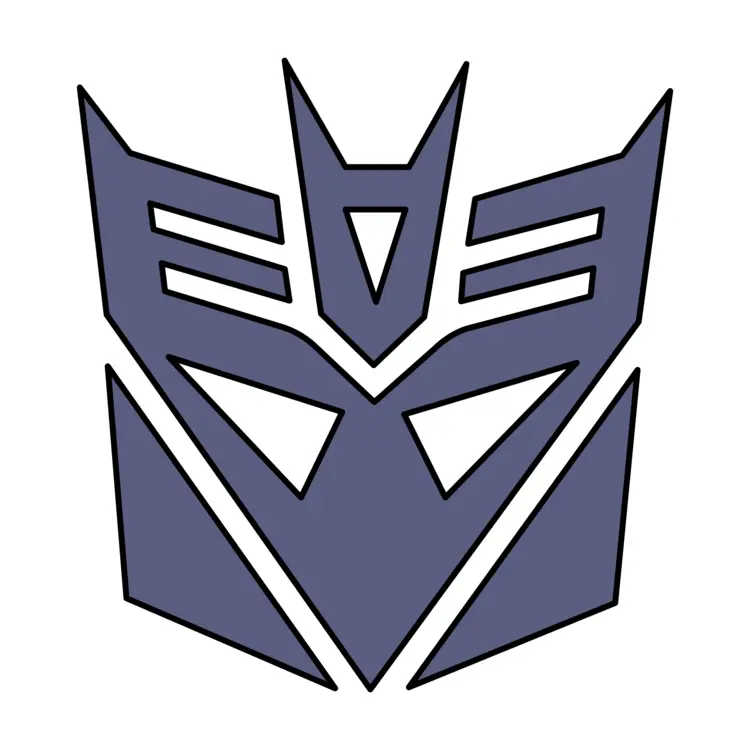 Purple Robot Face Logo