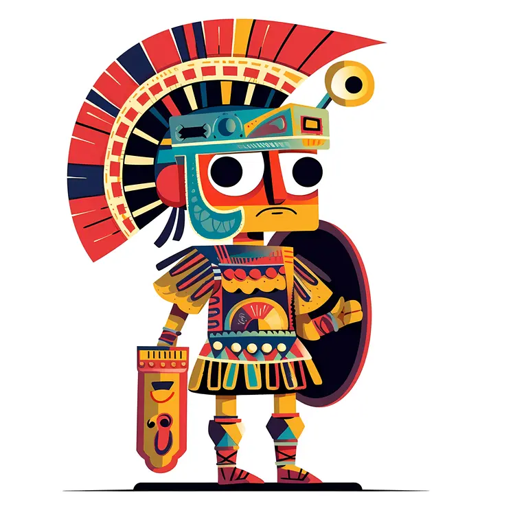 Decorative Roman Soldier with Shield