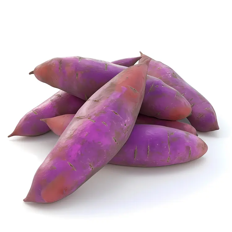Fresh Purple Sweet Potatoes