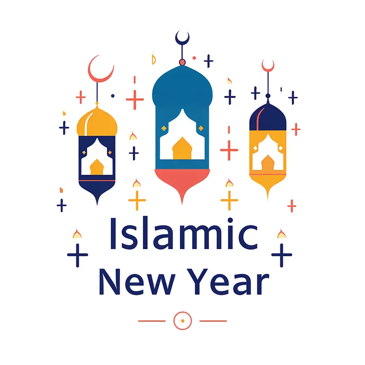 Islamic New Year Celebration with Lanterns