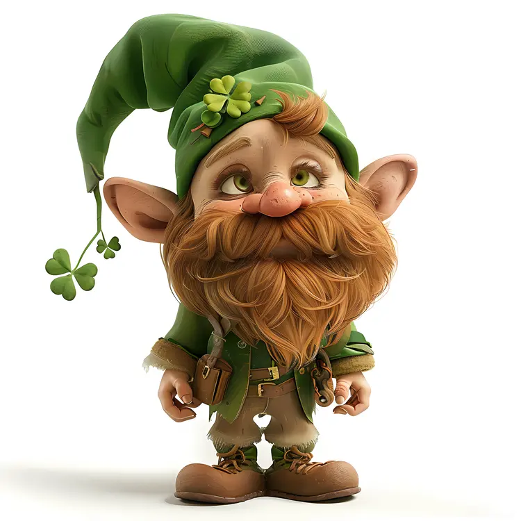 Leprechaun with Clover