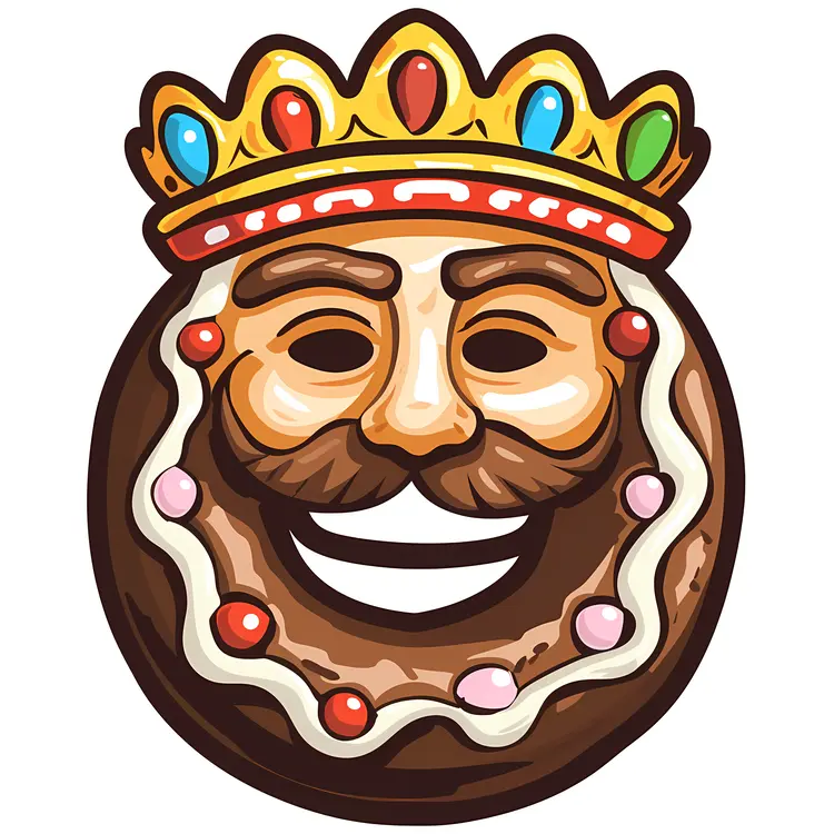 Donut King with Crown
