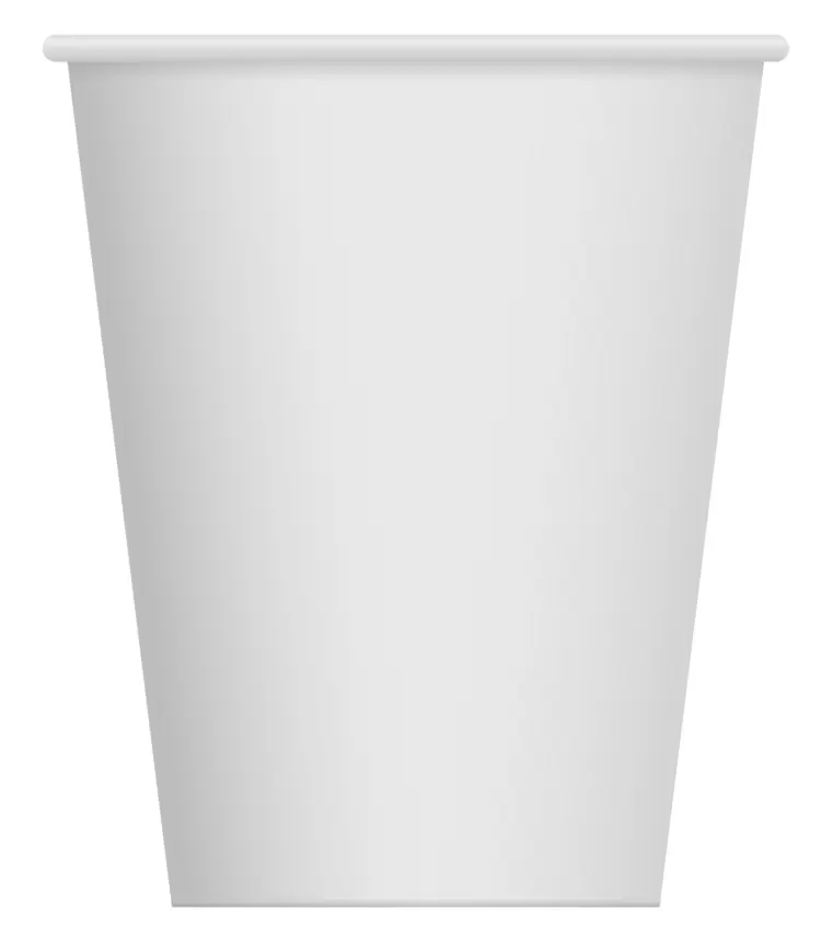 Plain White Paper Cup for Beverages