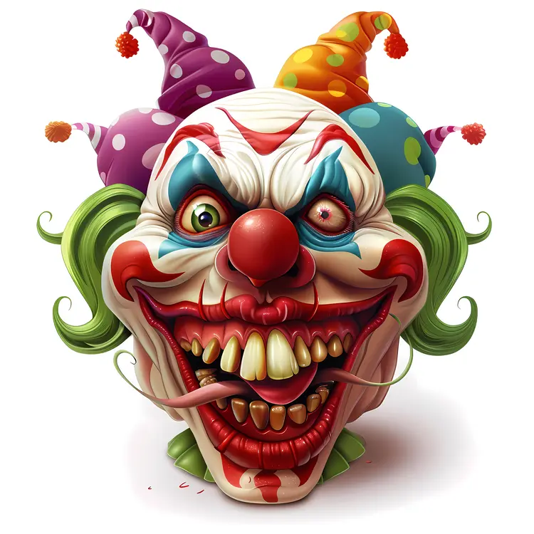 Frightening Creepy Clown