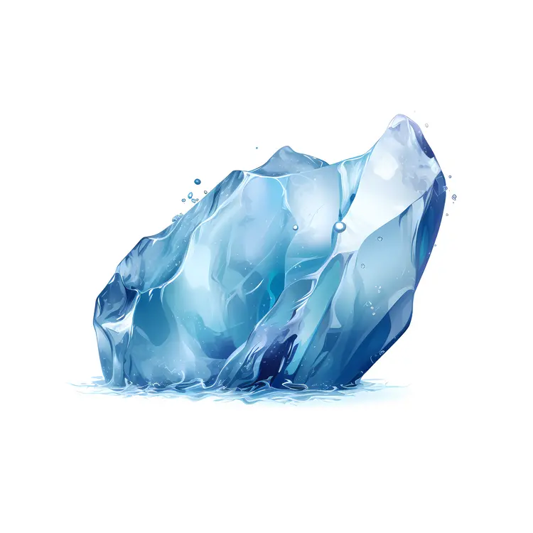 Ice Chunk in Winter