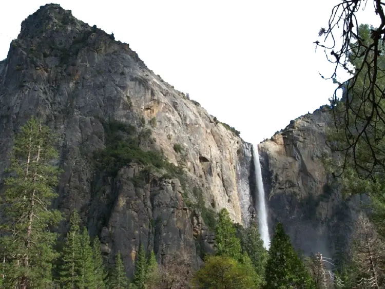 Waterfall in Rocky Mountains