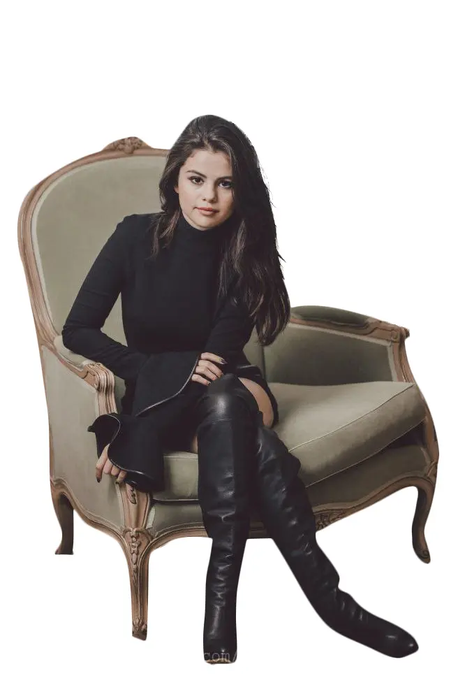 Woman in Black Outfit Sitting on Chair