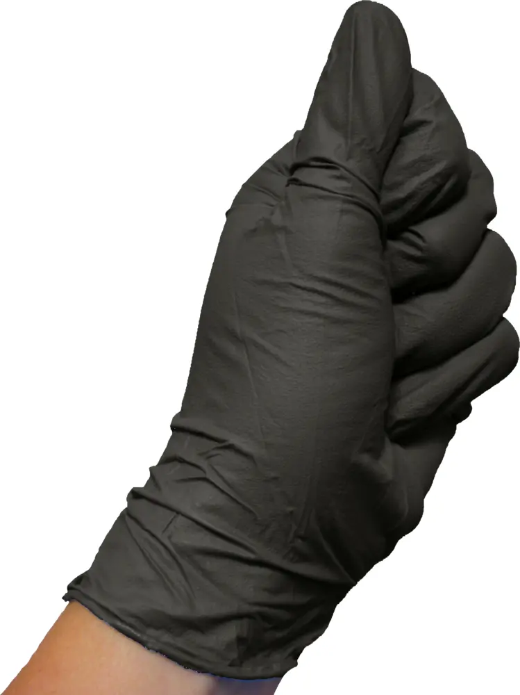 Black Disposable Glove for Safety and Hygiene