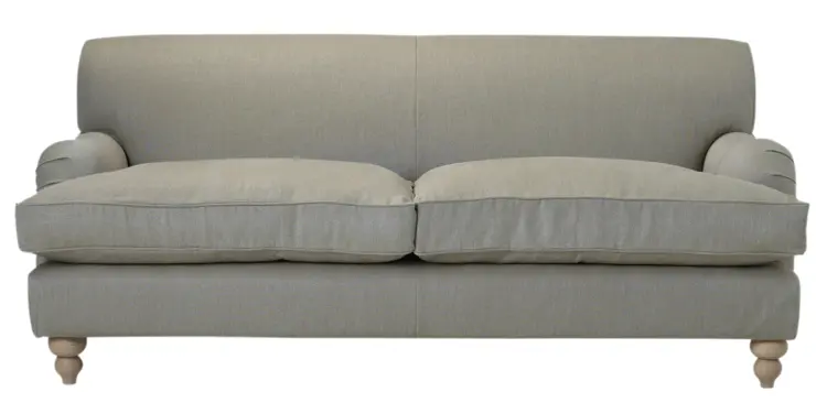 Gray Sofa with Cushions